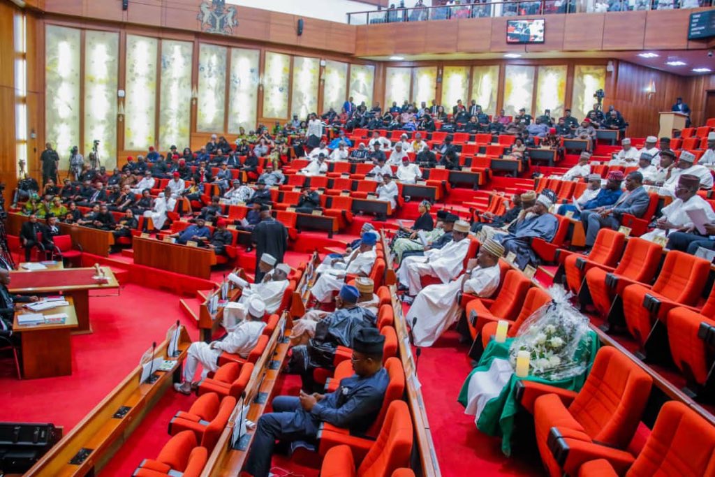 Just In: Senate Suspends Plenary For One Week After Fight Among Lawmakers On Sitting Arrangement In New Chamber