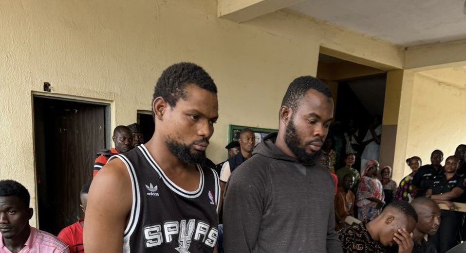 Police Parade Suspected Killers Of Retired Army General In Abuja, Recover Service Pistol