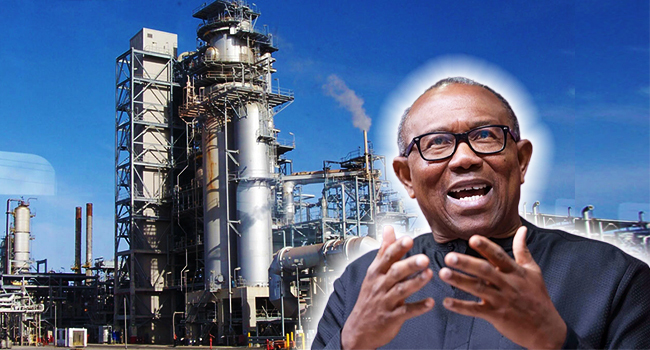 Peter Obi Reacts To Recent Dispute Between Dangote Refinery, FG