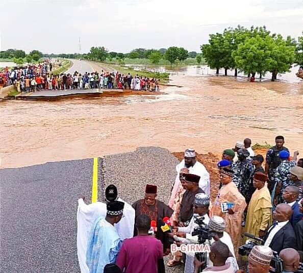 We Did Not Even Enjoy The Road For Five Years’ – Umahi Queries Contractor As Flood Destroys Newly Rehabilitated Kano-Maiduguri Highway