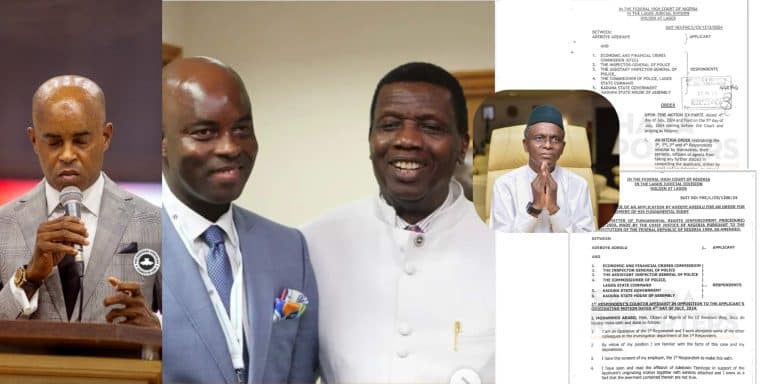 Pastor Adeboye’s Son Allegedly Abandons Kaduna Project After Receiving ₦8 Billion, Files Motion To Block Probe