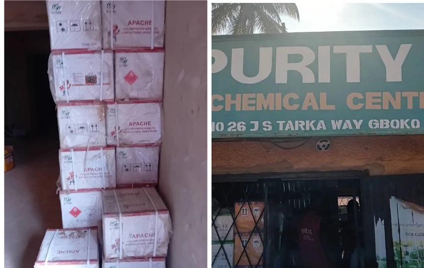 BREAKING: NAFDAC Shuts Down Benue Warehouse Storing Expired Products [Photos]