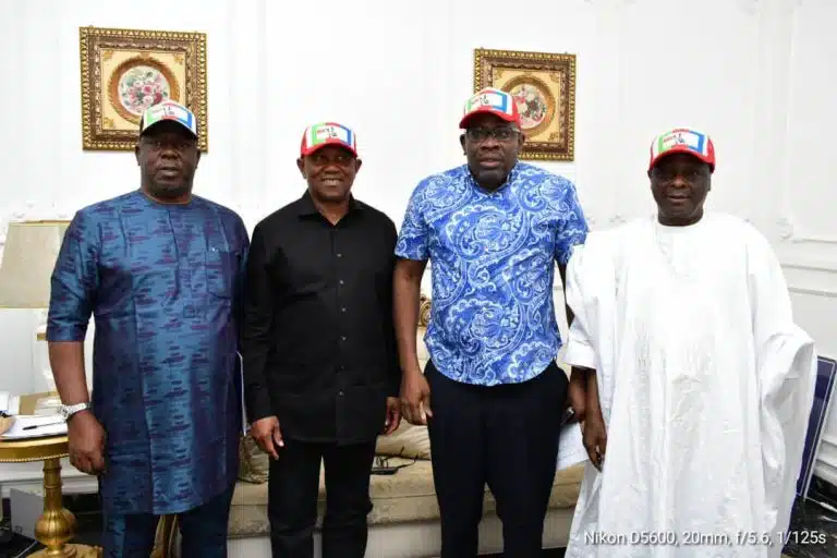 2027: Dickson Meets Peter Obi, Kwankwaso, Details Emerge (Photos)