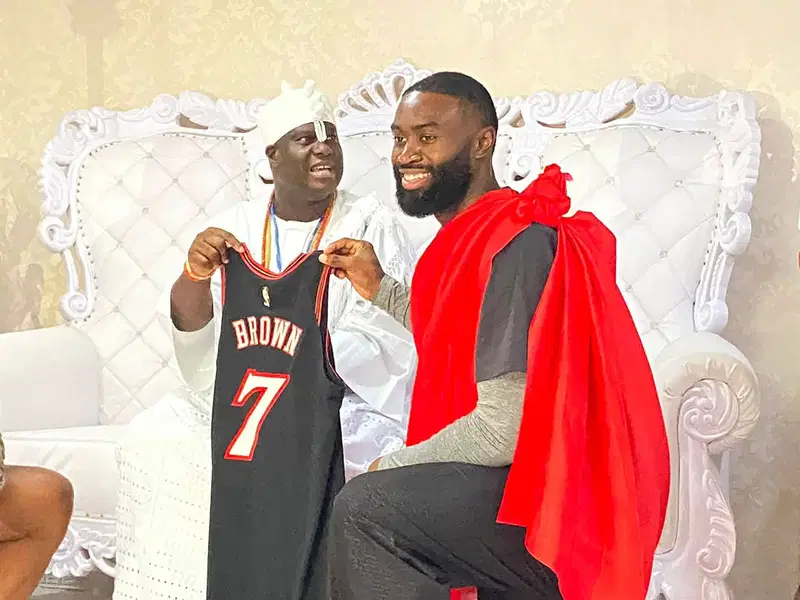 Ooni Names NBA Star Jaylen Brown ‘Babatunde’
