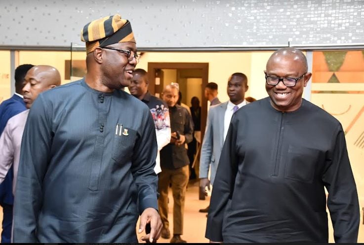 Peter Obi Attends Makinde’s Campaign Office Inauguration