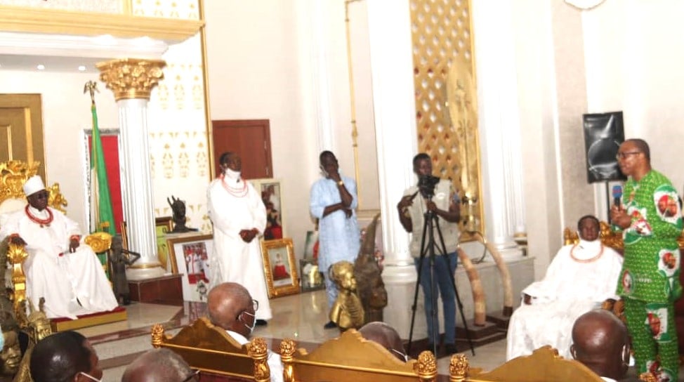 Will you remain clean as Nigeria’s President – Oba of Benin asks Peter Obi