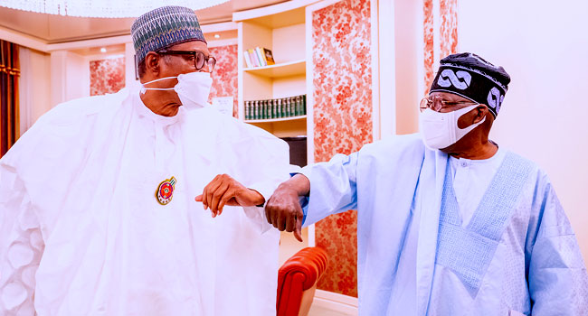 Let’s Go, Mr. President: Moment Buhari Acknowledged Tinubu As Incoming President