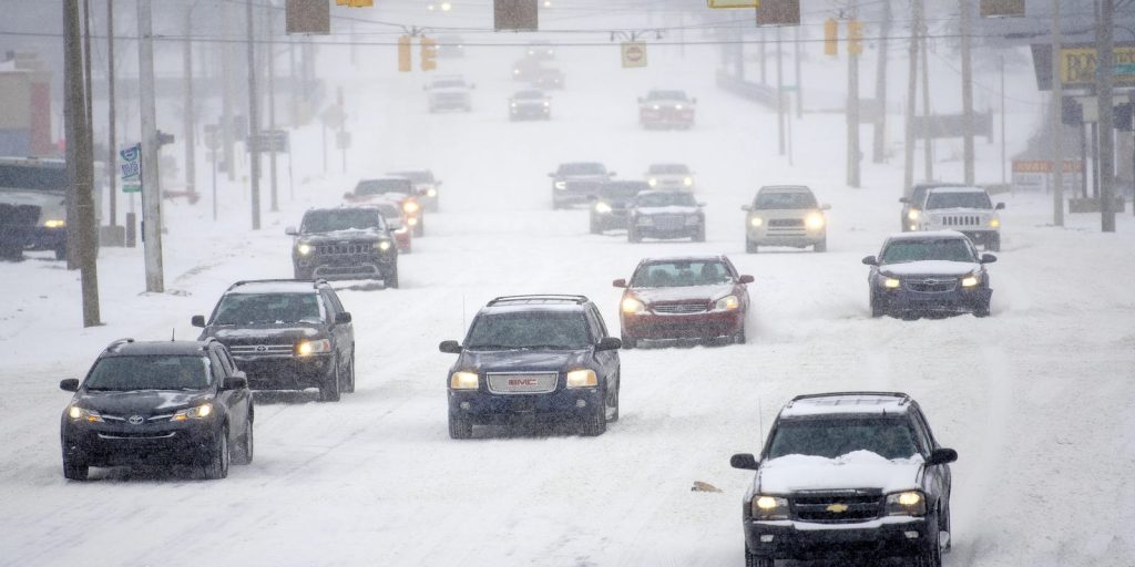 Germany Records Multiple Car Accidents Caused By Icy Roads