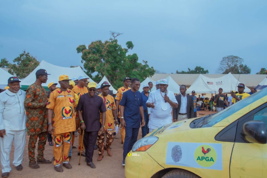 "Ozalla is 100% for Frank" as Community Supports APGA's Guber Campaign With a branded car