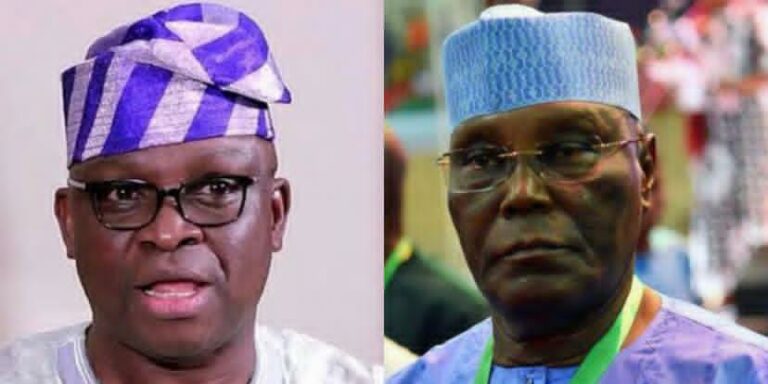 Accept Defeat In Maturity, Retire To Dubai - Fayose Mocks Atiku