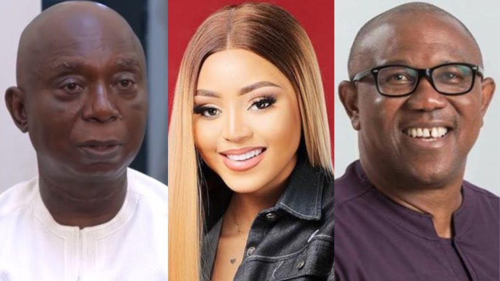 Ned Nwoko, Regina Daniels Disgraced By Supporters As Chant Of 'Obi' Rent The Air At Political Meeting In Delta (Video)