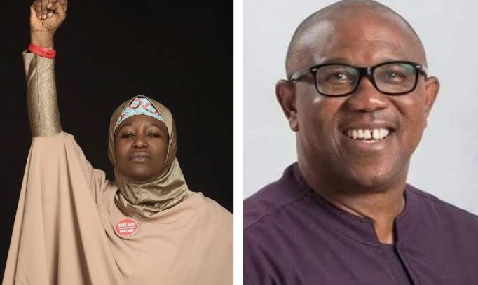 Aisha Yesufu Reveals Maine Reason Peter Obi Is Approaching Court