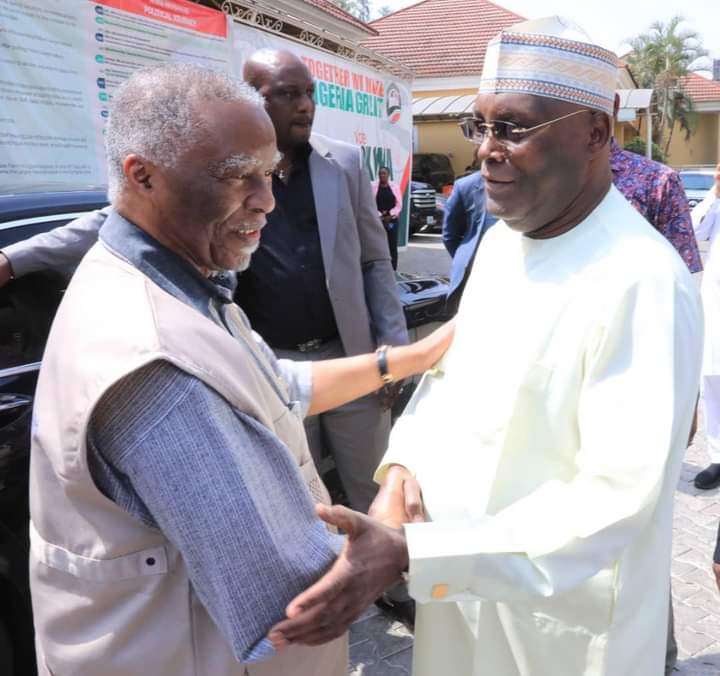 Atiku Meets Former South African President Mbeki, Others