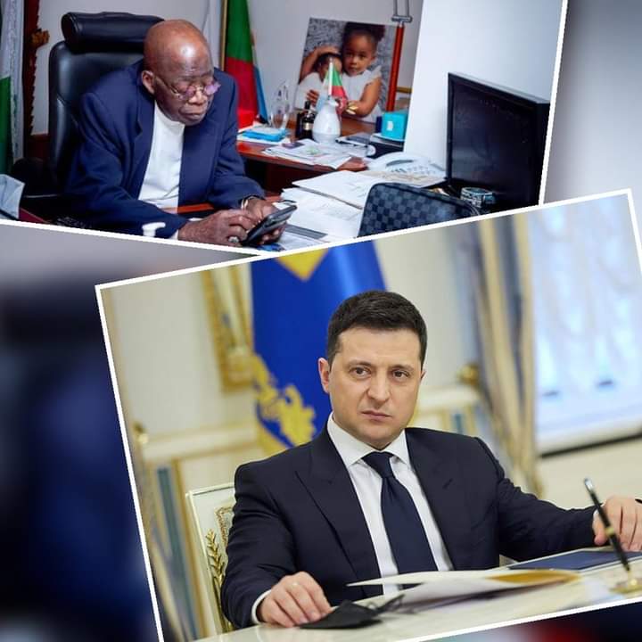 Ukraine President Zelensky Congratulates Tinubu For His Emergence As President-elect