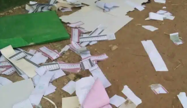 Thugs Destroy Electoral Materials At APC Gov’ship Candidate, Emmanuel Bwacha Hometown, Taraba 