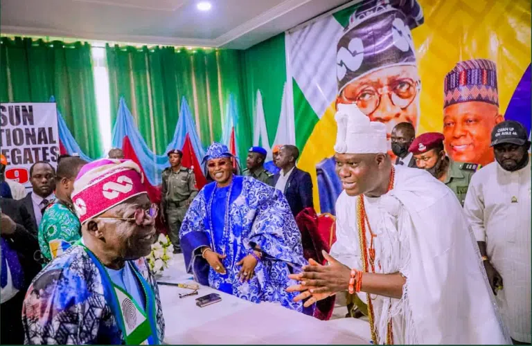 Don't Disappoint Nigerians - Ooni Of Ife Begs Tinubu