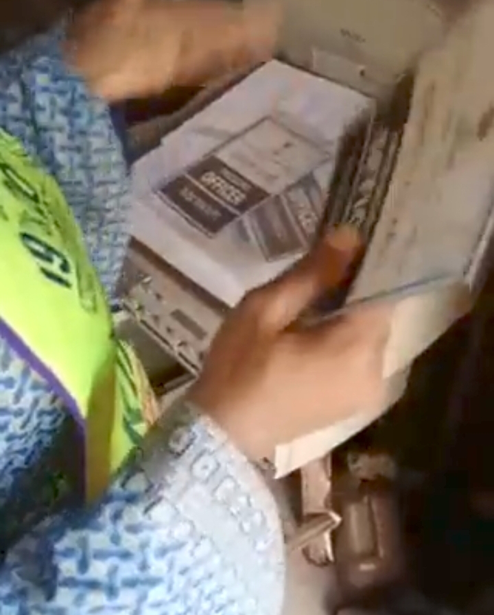 Police Arrest Woman With Laminated INEC Materials