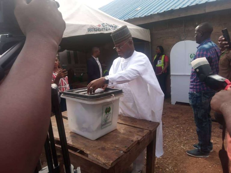 Kogi Decides: Governor Yahaya Bello Votes In State Assembly Election