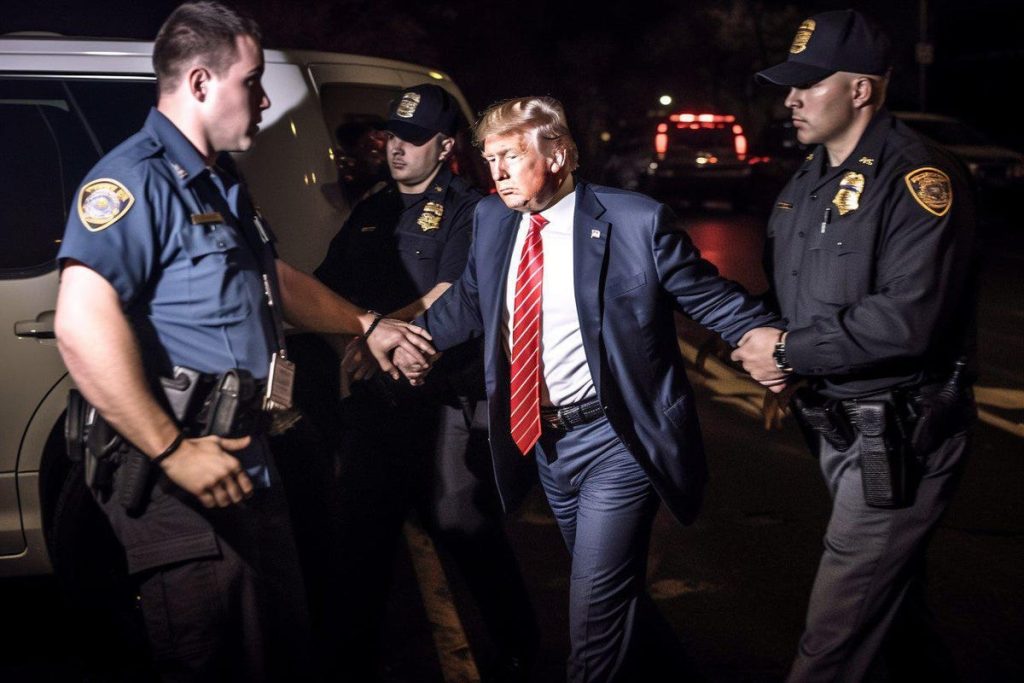 Breaking: Trump Arrested After Surrendering Self To Police