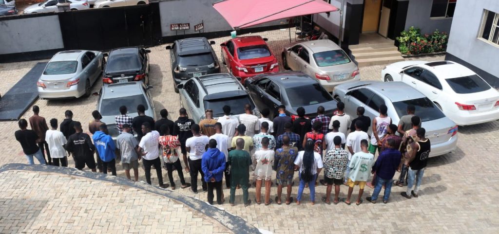 EFCC Arrests 44 Suspected Internet Fraudsters In Ibadan [Photos]