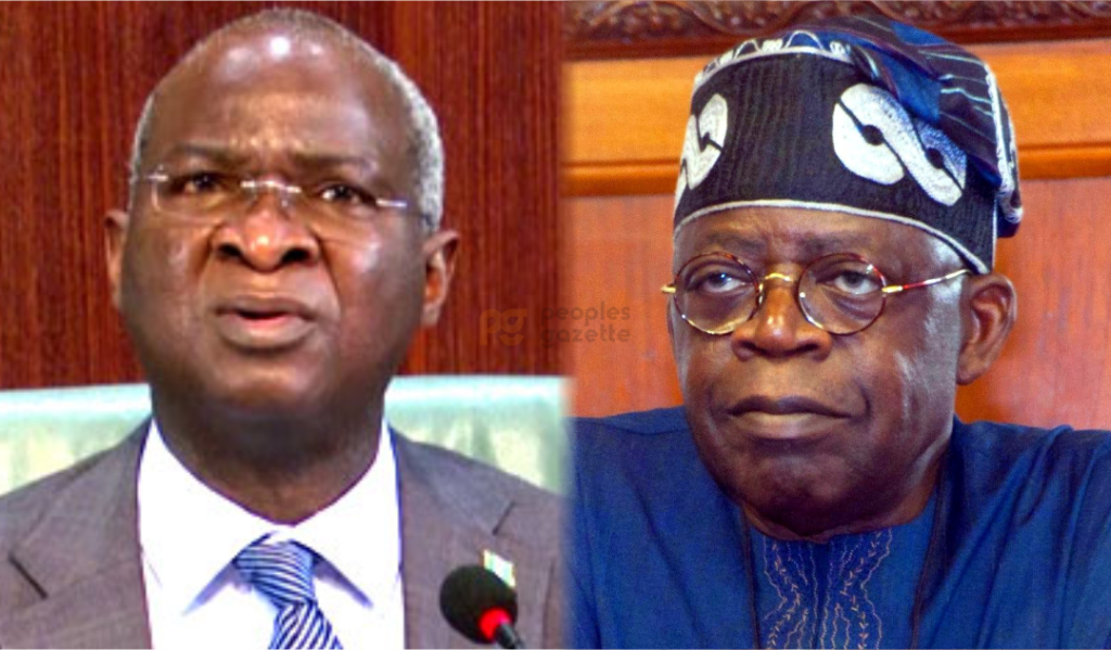 Fashola Speaks On Being 'Tinubu's Chief Of Staff'