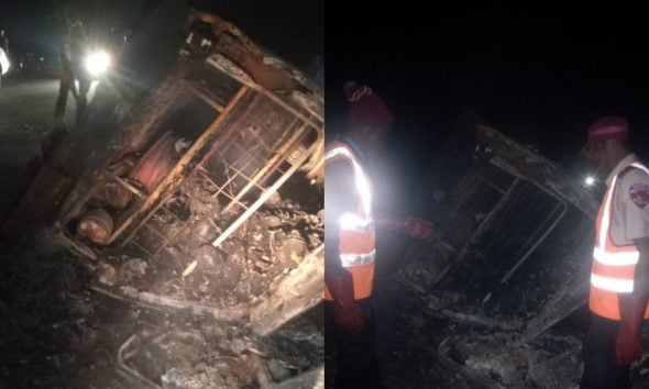 Passengers Burnt To Ashes In Osun Fatal Auto Crash