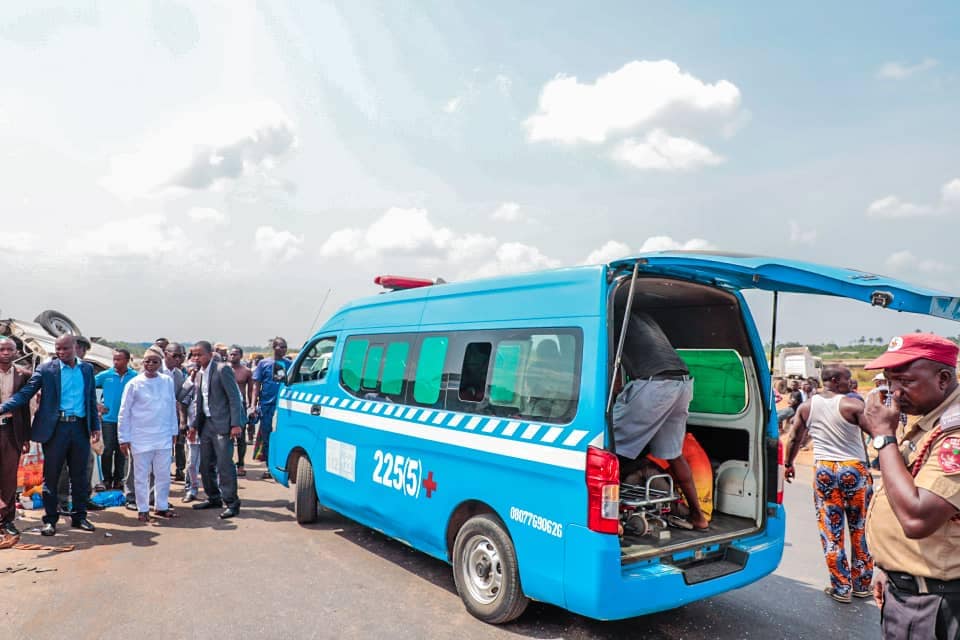 Father, Two Sons Arrested For Setting FRSC Bus On Fire