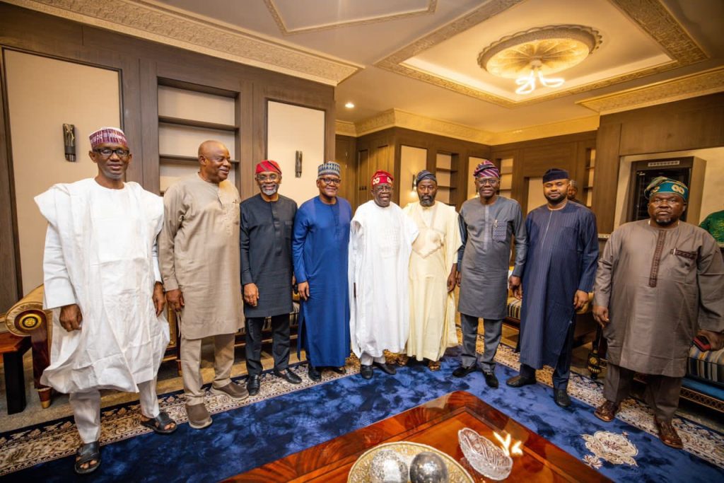 Dangote, Lawan, Abiodun, Others Visit Tinubu (Photos)