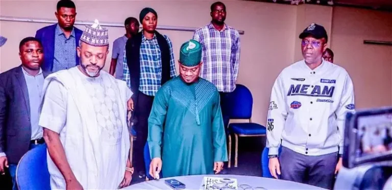 Yahaya Bello Meets Kogi APC Gubernatorial Aspirants [Photos]