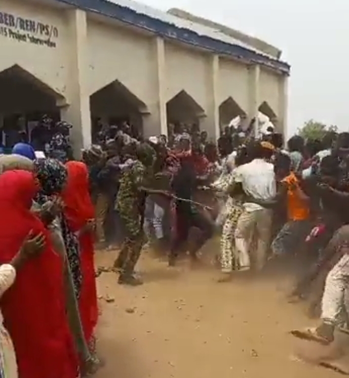 BREAKING: Soldiers Assault Voters At Sokoto Polling Unit [Video]