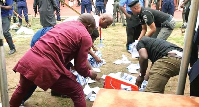 Just In: Hoodlums Snatch Ballot Box In Imo supplementary Election