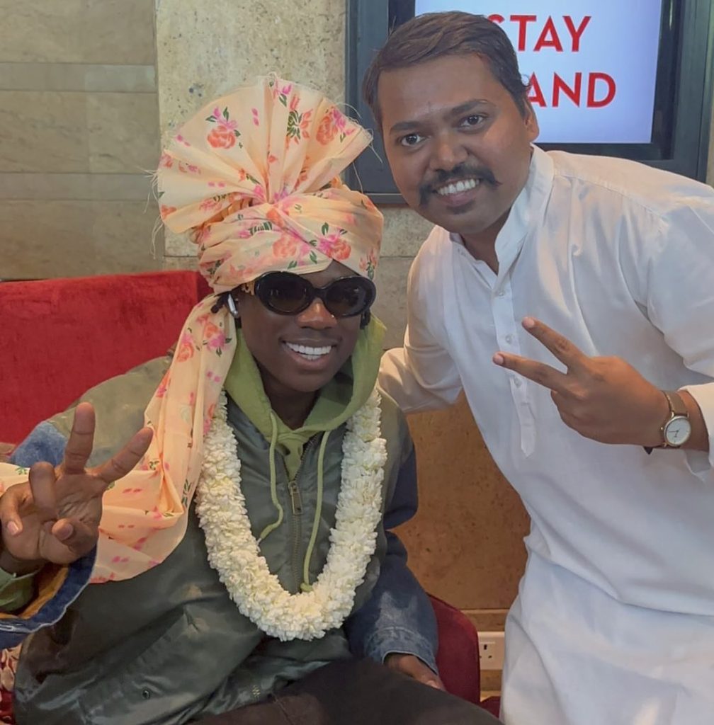 Rema Arrives India Ahead of Tour [Photos]