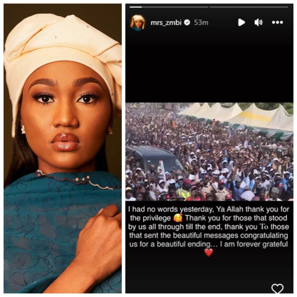 Thanks For Congratulating Us For A Beautiful Ending - Buhari’s Daughter Tells Supporters