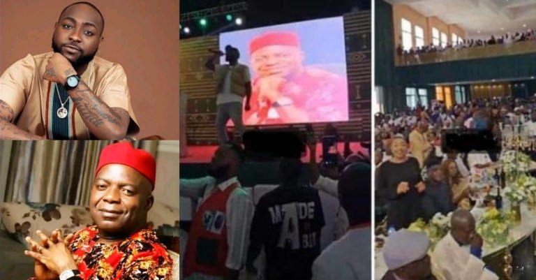 Davido Performed For Free At Otti’s Inauguration Ceremony 