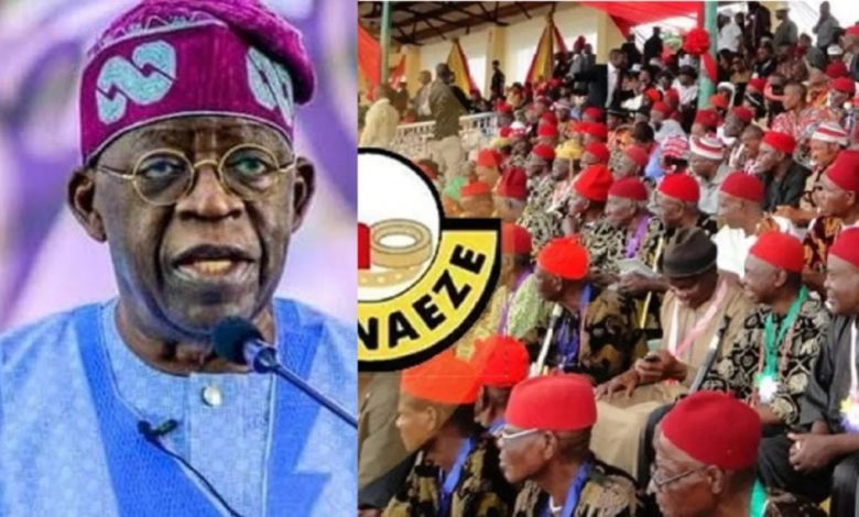 We Will Not Be Part of Tinubu’s Inauguration – Ohanaeze