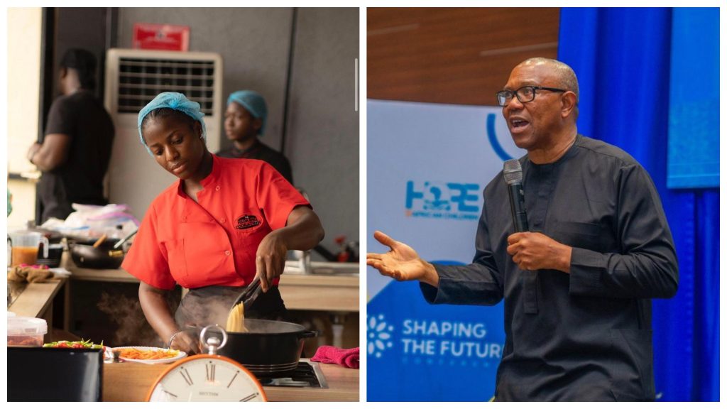 Peter Obi Sends Heartwarming Message To Nigerian Chef, Hilda Baci
