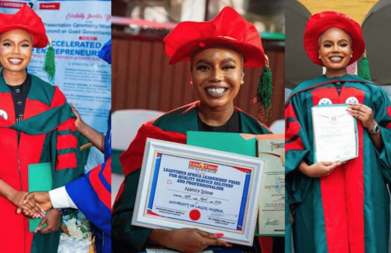 Nancy Isime Bags Honorary Doctorate Degree From American Varsity