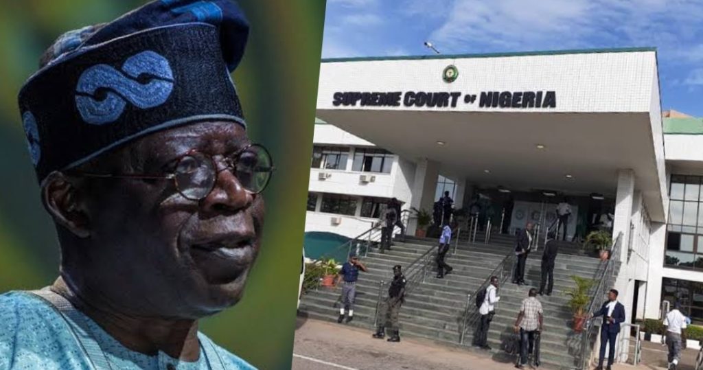 Supreme Court Receives Fresh Motion To Delay Tinubu's Inauguration