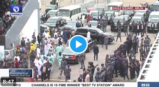 Osinbajo, Aisha Buhari arrive Eagle Square For Tinubu’s Inauguration