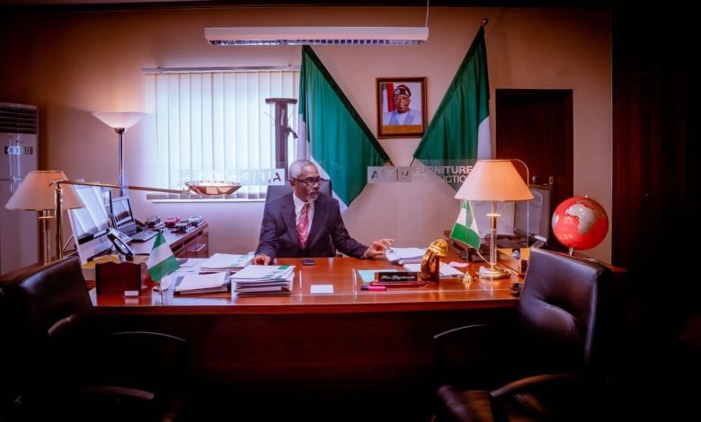 JUST IN: Femi Gbajabiamila Assumes Office as Chief of Staff to Tinubu [PHOTOS]