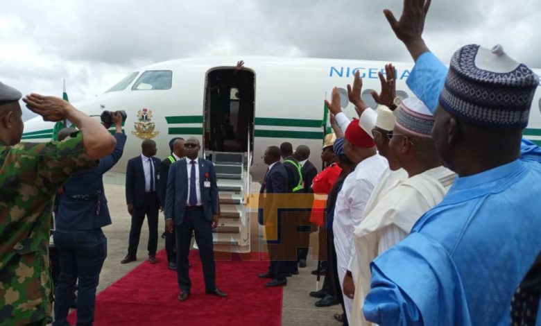 President Bola Tinubu Departs Nigeria for France [PHOTO]