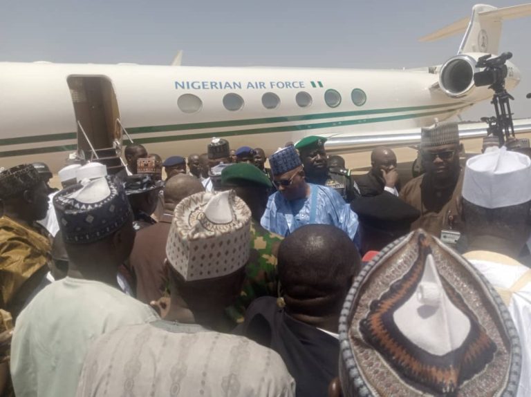 Just In: VP Shettima In Sokoto To Visit Sultan [Photos]