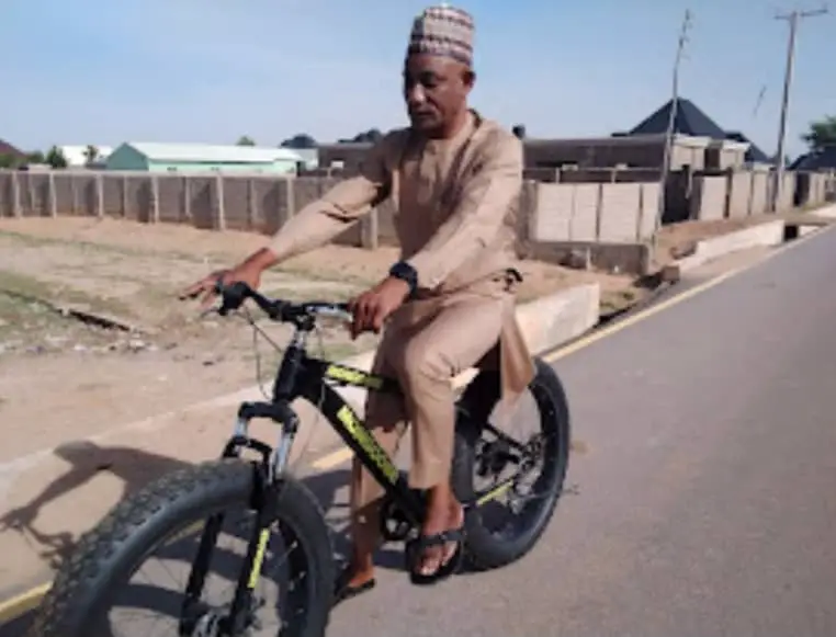 Adamawa Lawmaker Opts For Bicycle Over Fuel Price Hike
