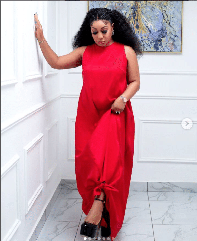 'Is That A Baby Bump?' Reactions Trails Rita Dominic’s Protruding Stomach [Photos]