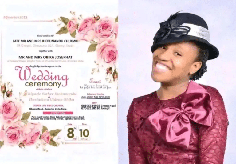 Tragedy: Pretty Lady Dies Few Hours To Her Wedding Ceremony