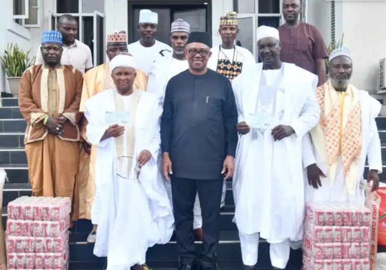 Peter Obi Celebrates Sallah With Muslim Faithful In Awka [Photos]