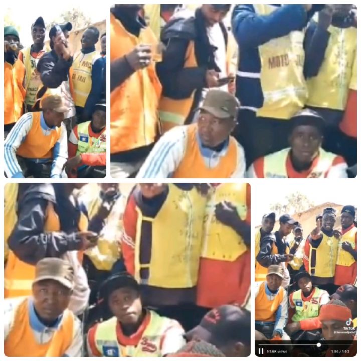Drama as Motorcyclists in Cameroon Protest Nigeria’s Fuel Subsidy Removal