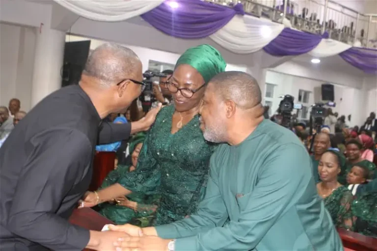 Obi, Atiku, Tambuwal Meet In Emeka Ihedioha Mother’s Tribute