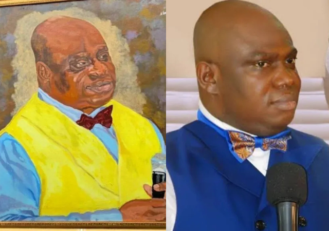 “Which kind wickedness be this?” – Apostle Chibuzor reacts to a painting an artiste drew of him