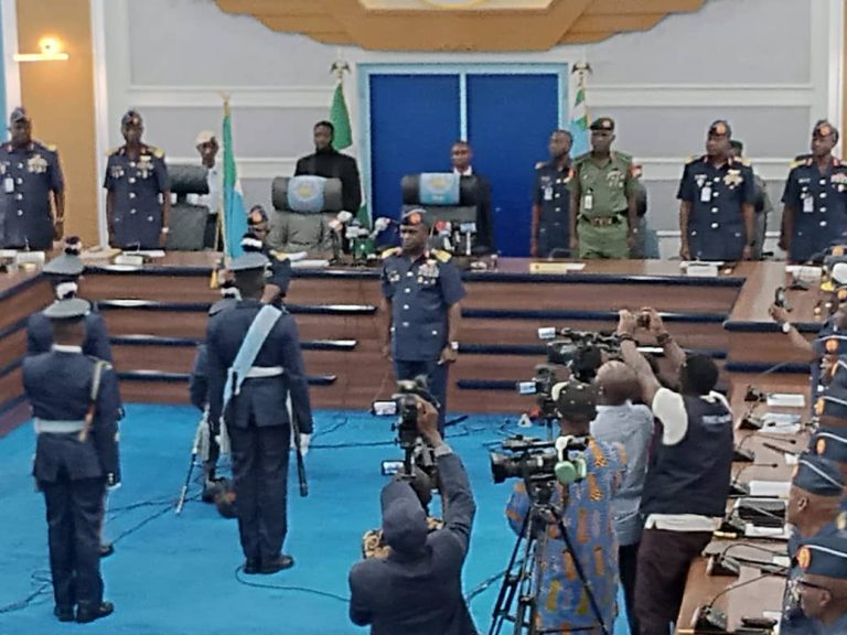 Just In: New Chief Of Air Staff, Abubakar Assumes Office[Pics]